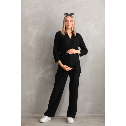 Hamile ve Lohusa Uzun Kol V Yaka Alt Üst Takım