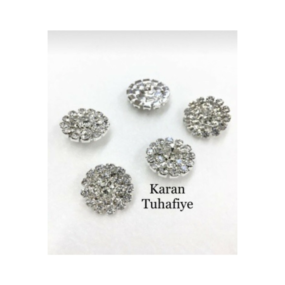 Taşlı Düğme Klasik Model 5 Li Set