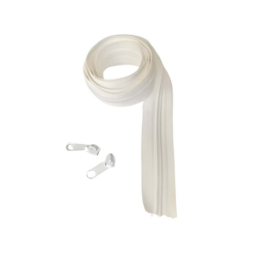 14 Metre Beyaz Fermuar ve Yeterince  Başlık