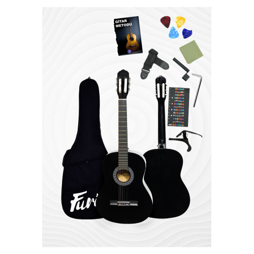 Cg-3902bk Klasik Gitar 4/4 Yetişkin Boy Sap Ayarlı Full Set