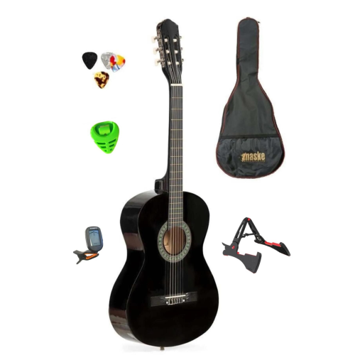 Gmc Mg1bk Siyah Klasik Gitar Seti (TUNER STAND KILIF PENA HEDİYELİ)