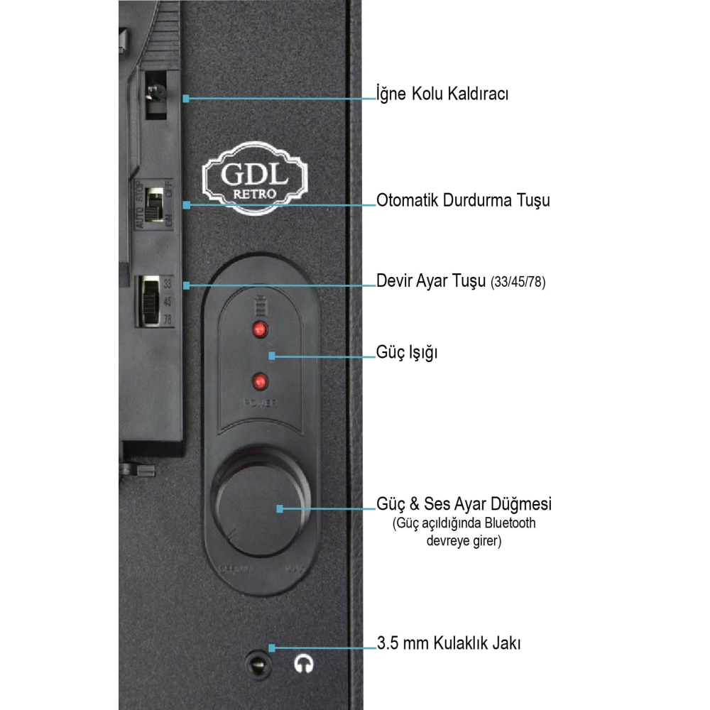 Çanta Pikap T317b Krem (Bluetooth-şarjlı)