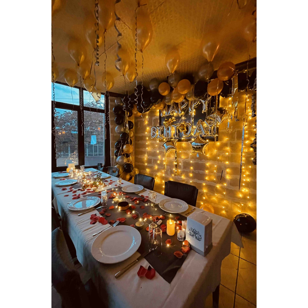 Yetişkin Doğum Günü Seti Işıklı Doğum Günü Seti Pompa