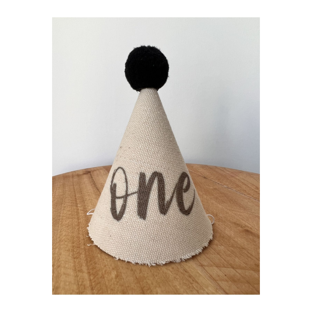 Bebek Doğum Günü Kutlama Şapkası / ONE Kukuleta