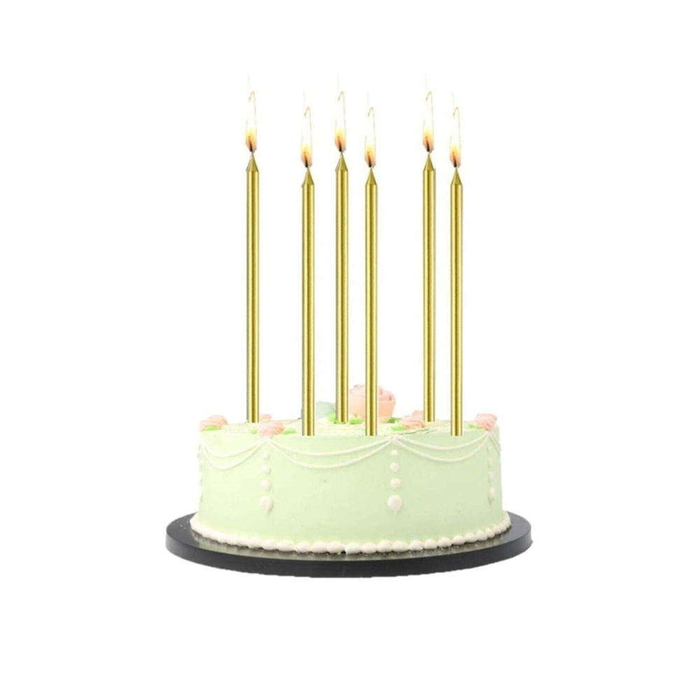 Uzun Gold Pasta Mumu 20 Cm 6lı Set