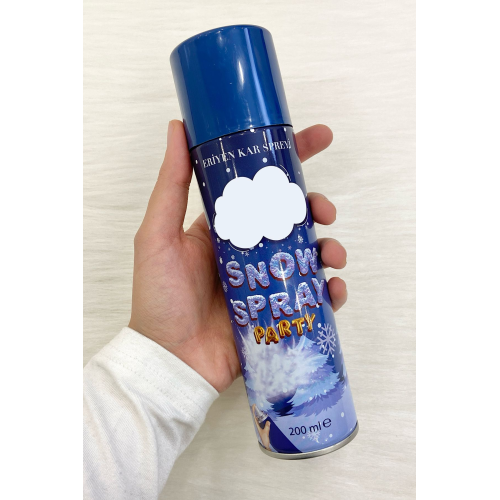 Eriyen Kar Spreyi 200ml Leke Yapmaz Büyük Boy, Düğün Kına Bekarlığa Veda Bride Parti Şov Köpüğü