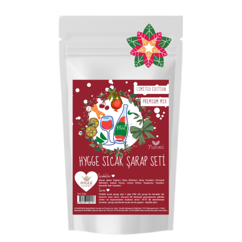 Hygge Sıcak Şarap Seti Premium Karışım - Limited Edition - Mulled Wine Set - Yılbaşı Seti