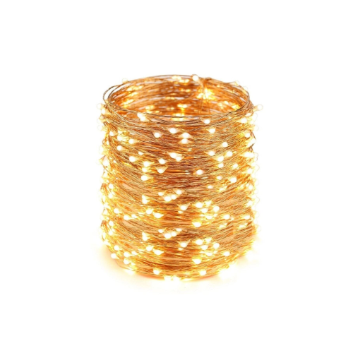 10 Metre Günışığı Ramazan Bayramı Işığı Süsü Peri Led Işık Sarı Pilli Ledli Duvar Gece 3 Fonksiyon