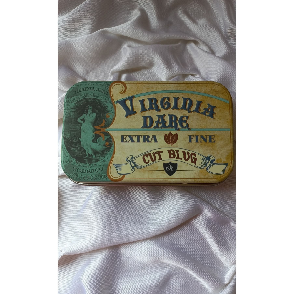 Desenli Sarı Metal Sigara Tabakası / Kutusu