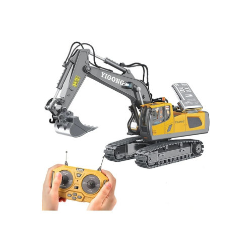 Uzaktan Kumandalı 680° Rotasyon Ekskavatör Premium Model Metal Hareketli Kepçe Oyuncak