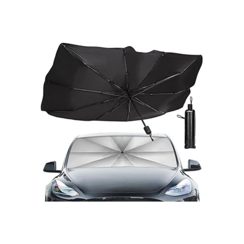 Sharpai Sedan Suv Araba Güneşliği, Ön Cam Uv Işınları Ve Isı Için Güneşlik Koruyucu, Katlanabilir Ö