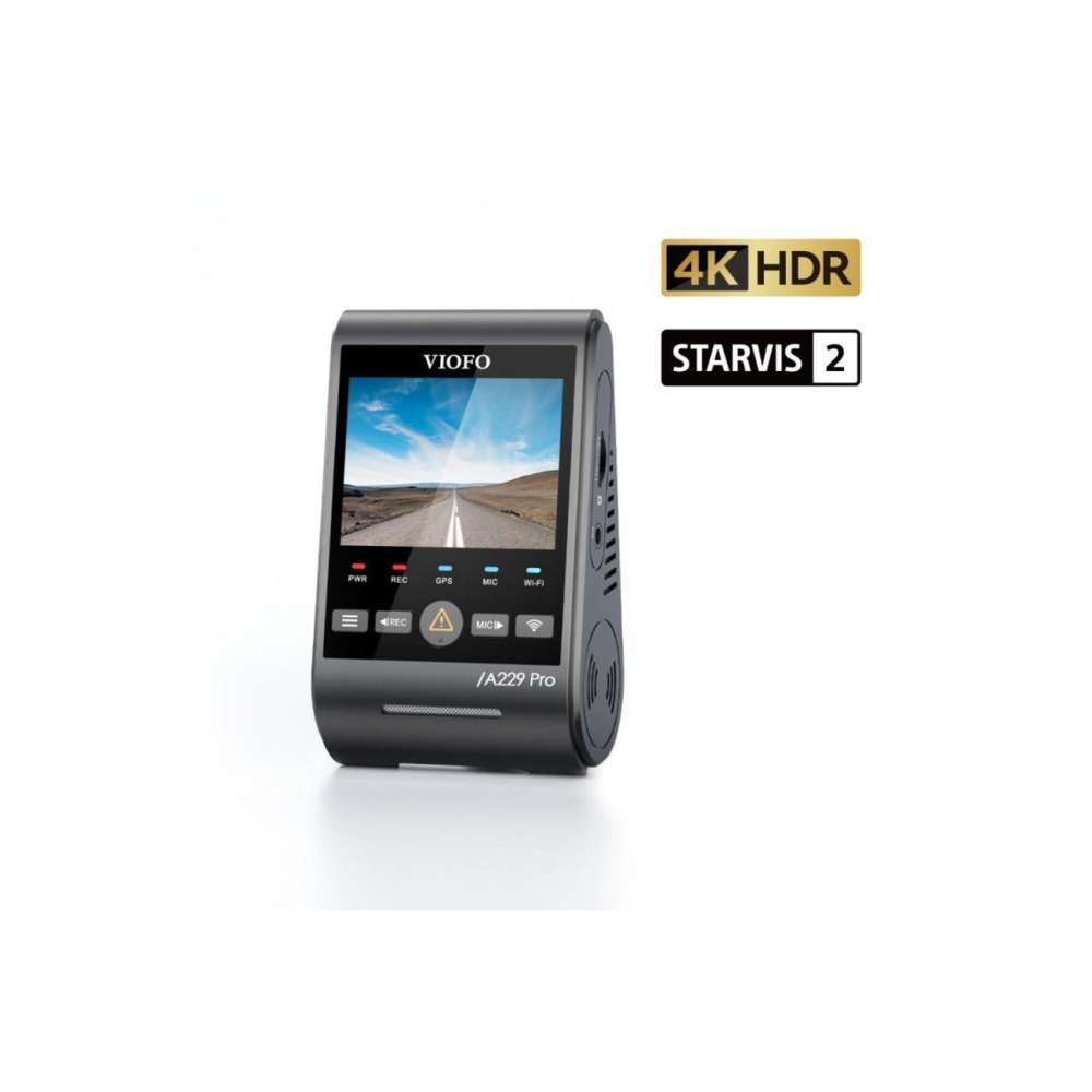 Viofo A229 Pro 4k Hdr Sony Starvis 2 Sensörlü Wi-fi Gps'li Araç Kamerası