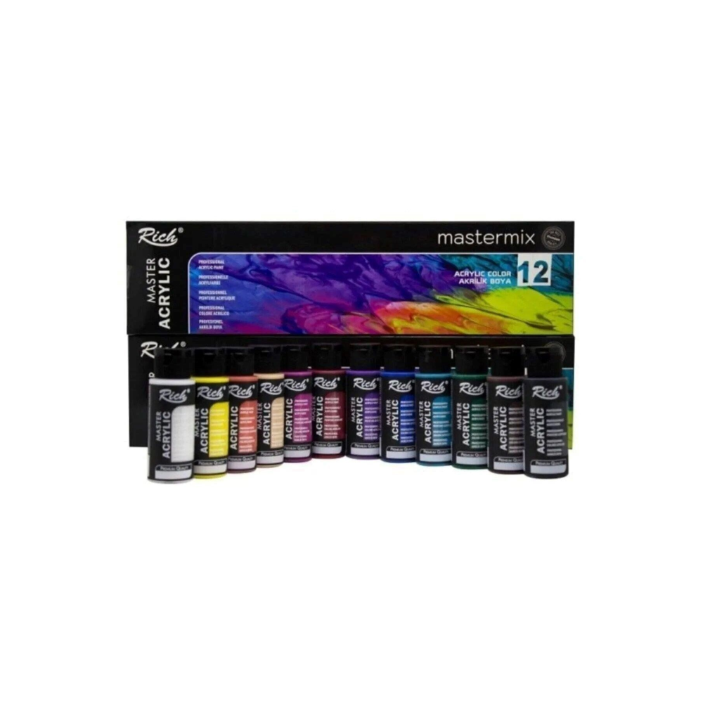 Master Mix Akrilik Boya Seti 12 Li