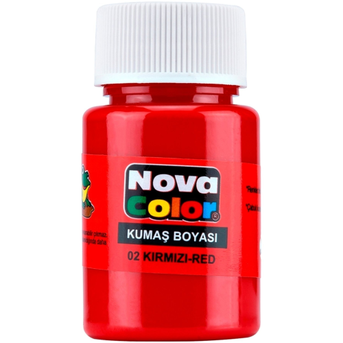 Nova Color Renk Seçenekli Tek Şişe Kumaş Boyası 30ml