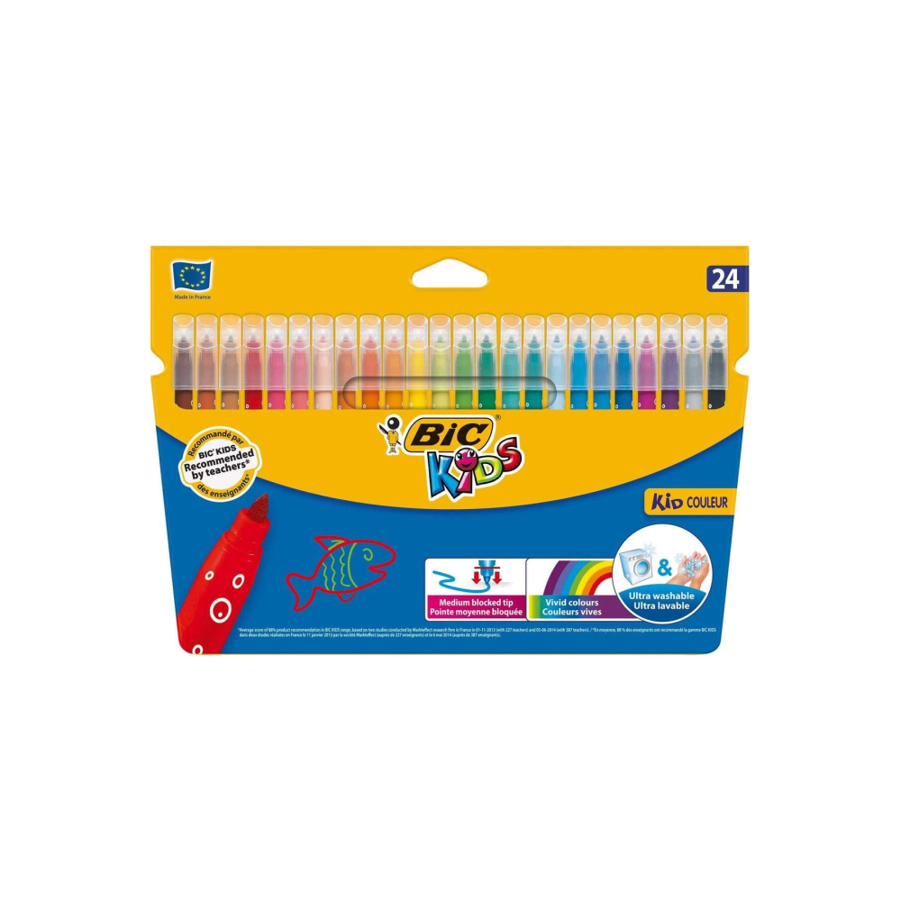 Kids Kid Couleur Keçeli Boya Kalemi 24 Renk