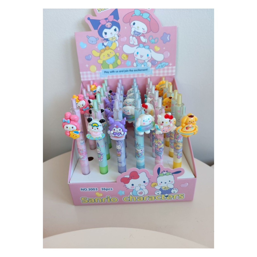 DÖNER FİGÜRLÜ SANRİO 0,7 UÇLU KALEM İTHAL KALEM 1 ADET