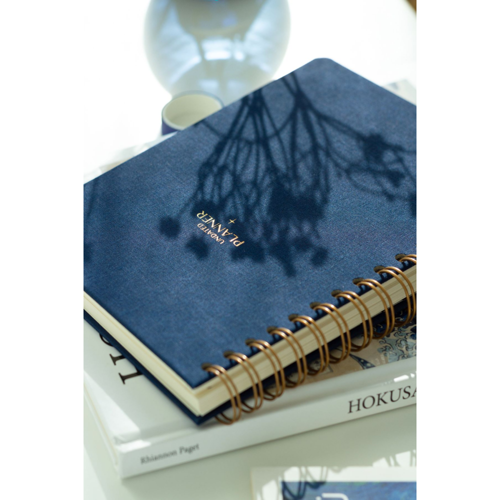 A5 Spiralli Keten Süresiz Planlayıcı Ajanda Lacivert