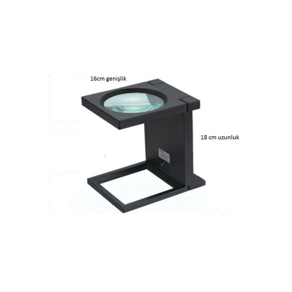 Çok Fonksiyonlu Masa Üstü Işıklı Büyüteç Katlanabilir Özellikli Özel Kuyumcular Için