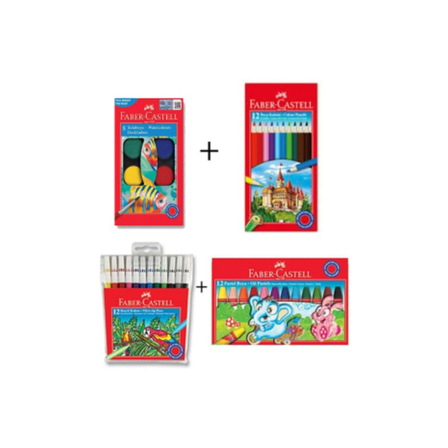 Öğrenci 4'lü Boyama Seti Faber Castell