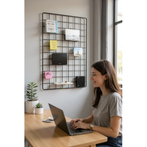 Tel Fotoğraf Askısı Tel Askılık Metal Pano Duvar Askılığı Notluk