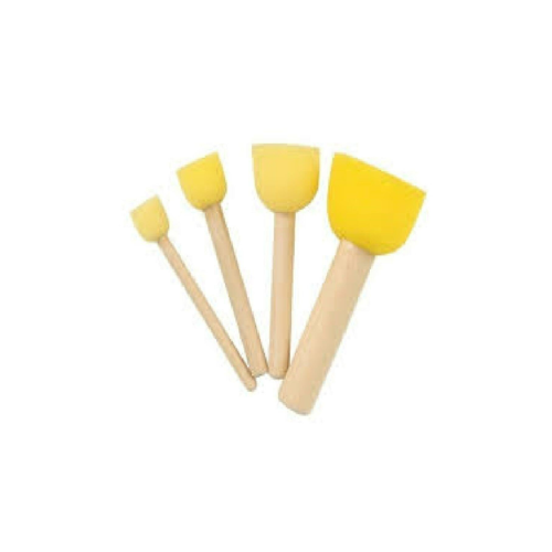 Sünger Tampon Fırça Seti 4'lü