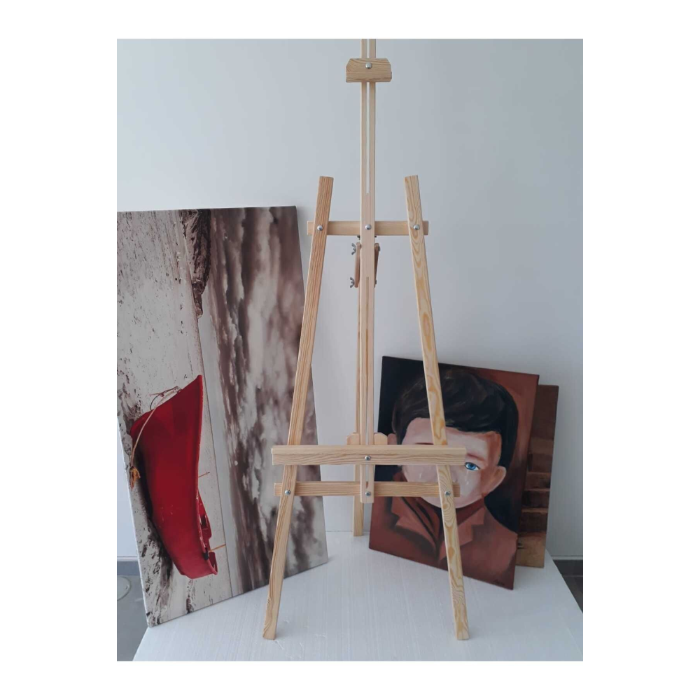 Ahşap Ekstra Göknar - Çam Ahşap Şövale (170 CM)