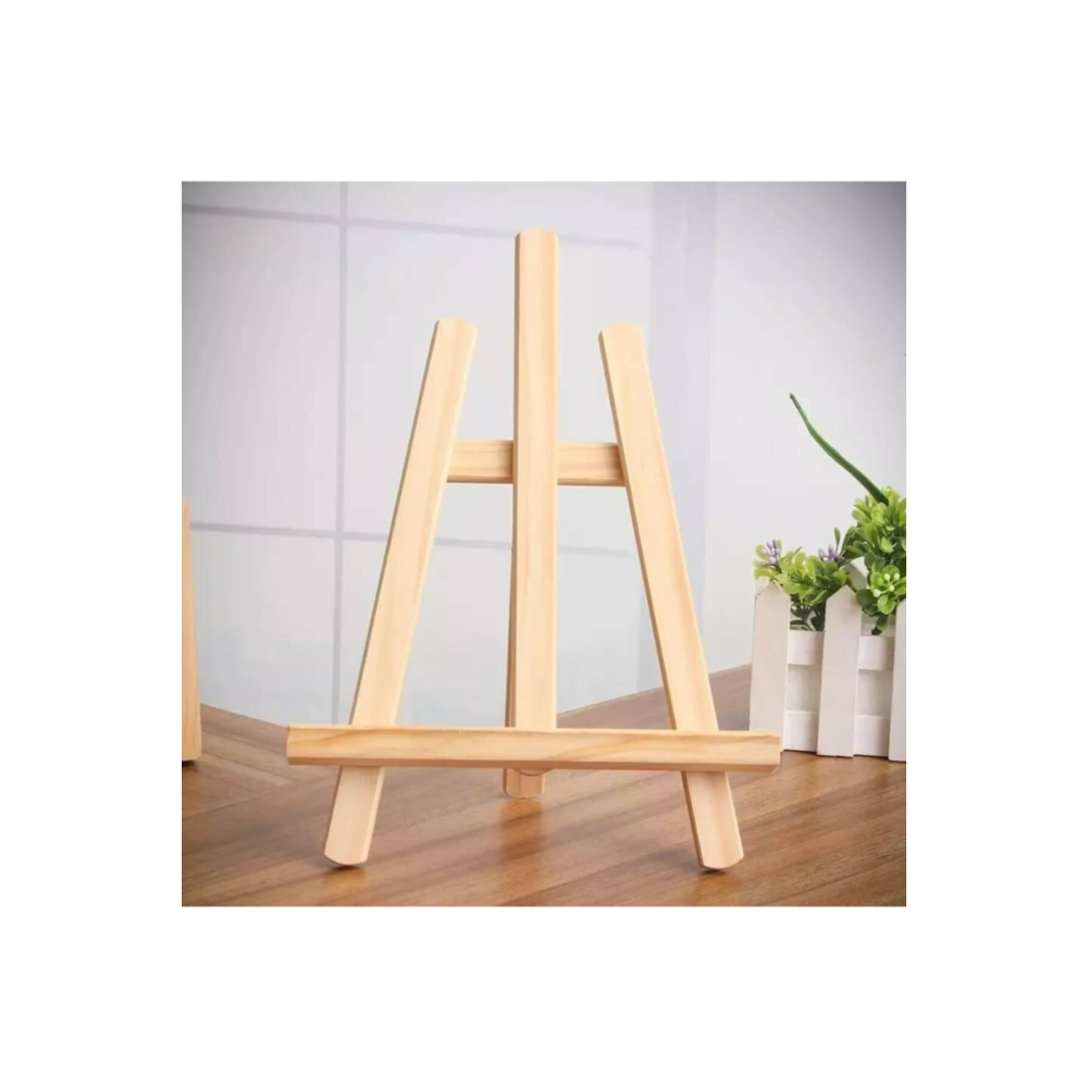 Masaüstü Şövale, Ahşap, Mini Şövale, Üç Ayaklı, Resim Şövalesi, Ressam Sehpası