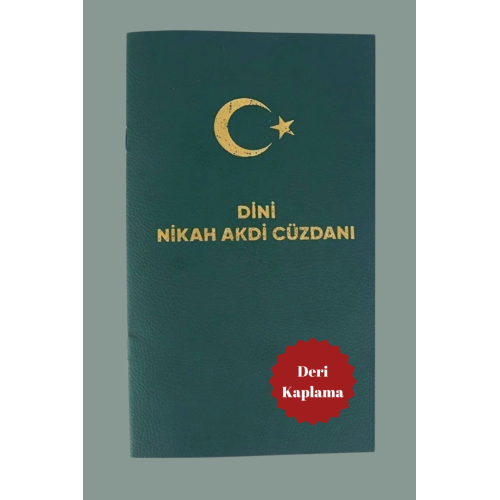 Nikah Töreni Hatıra Cüzdanı(54 FARZLI)-Deri Kapaklı