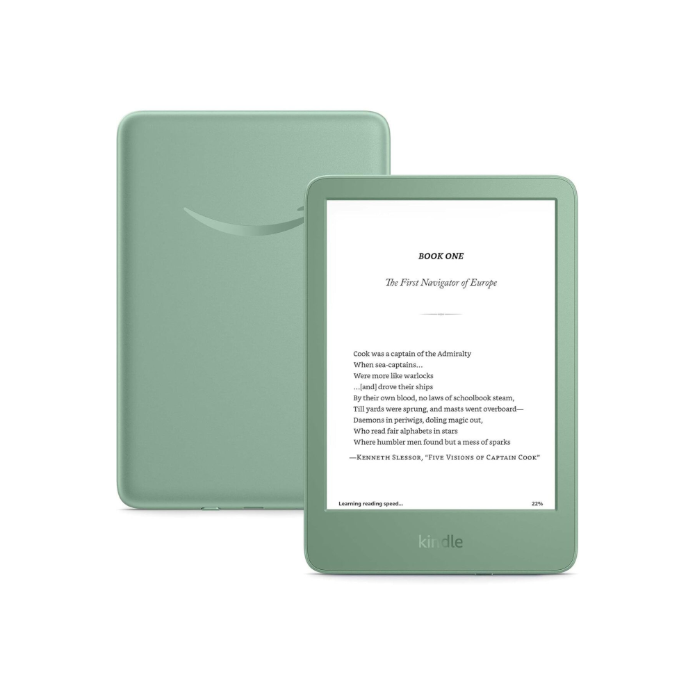 Kindle Basic (2024) 11.Nesil 16 GB E Kitap Okuyucu 6” Reklamsız Matcha