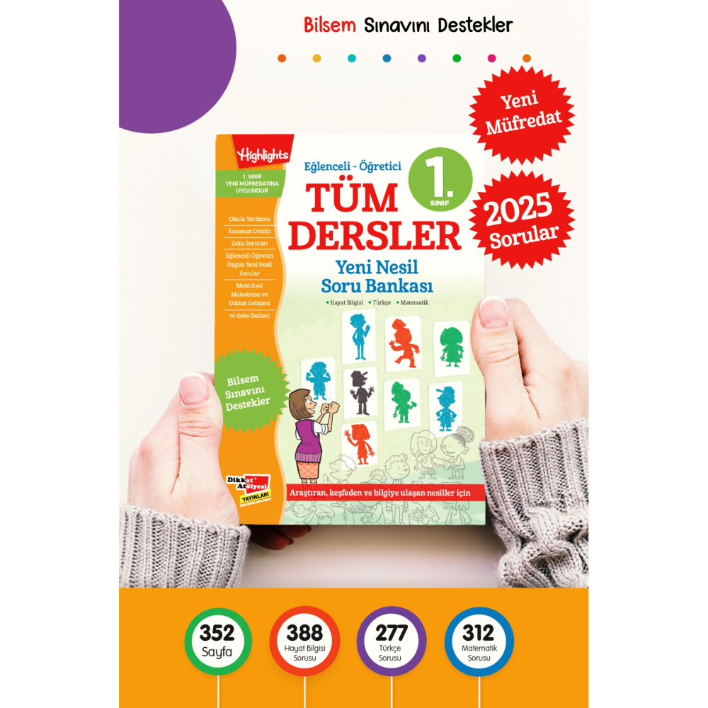 1. Sınıf Tüm Dersler Yeni Nesil Soru Bankası