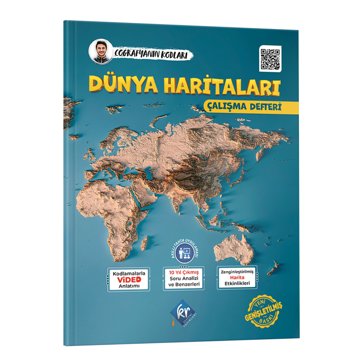 2024 Coğrafyanın Kodları Dünya Haritaları Çalışma Defteri Genişletilmiş Baskı (TÜM SINAVLAR İÇİN)