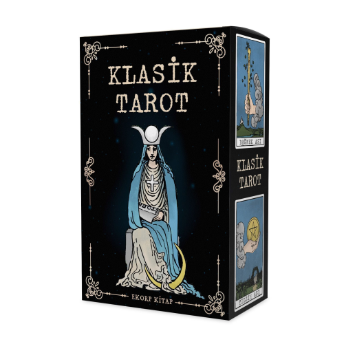 Klasik Tarot Takımı - 78 Kart Ve Rehber Kitap 2021 Orijinal Evrensel Baskı Oval Kenarlar