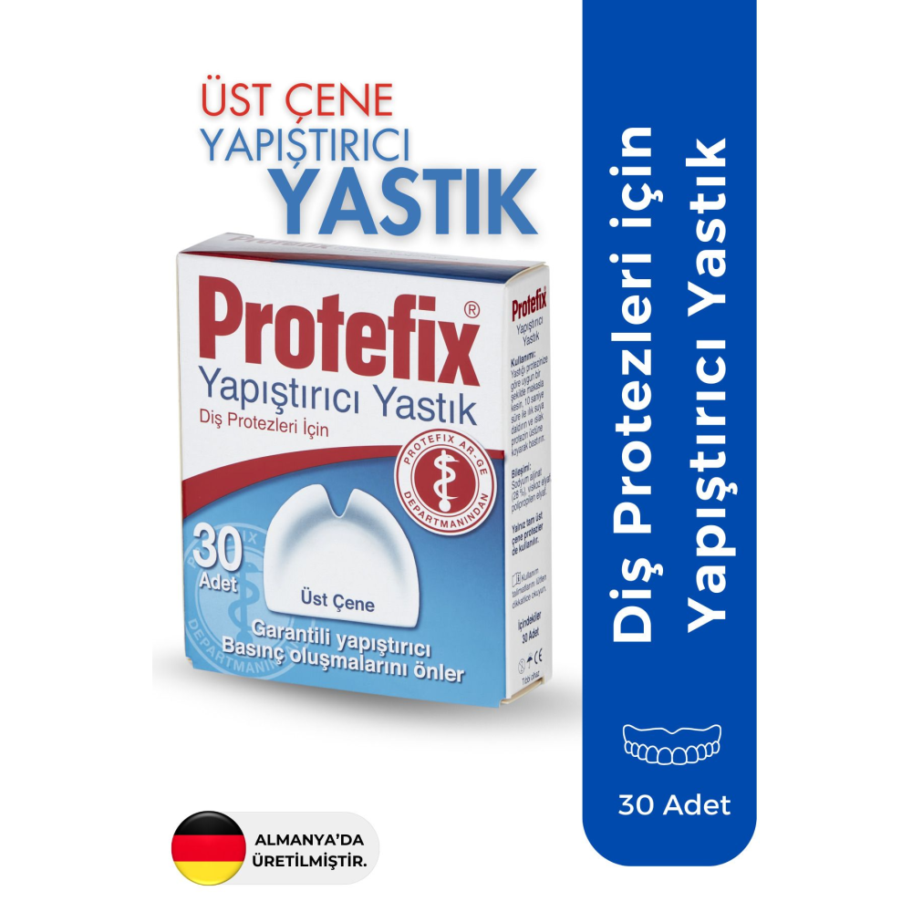 Diş Protezleri Için Üst Çene Yapıştırıcı Yastık 30 Adet