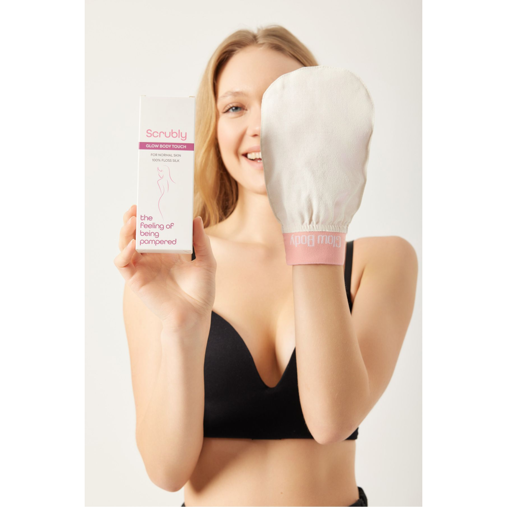 Banyo Kesesi %100 Floş Ipek Kadınlar Ve Erkekler Için Lif Peeling Eldiveni