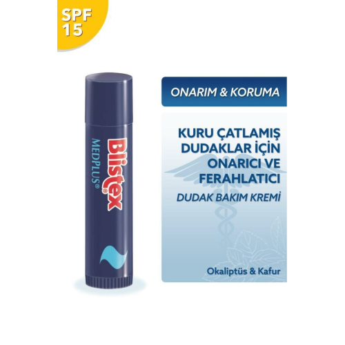 Kuruyan Ve Çatlayan Dudaklara Yoğun Bakım Gkf 15 Medplus Stick Spf15 4,25 G