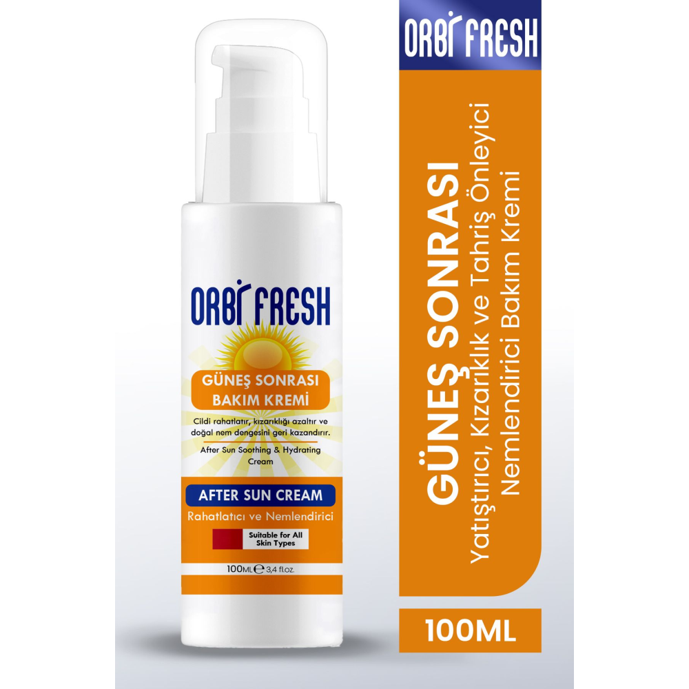 Tahriş Azaltıcı, Ferahlatıcı, Kızarıklık Ve Leke Önleyici Güneş Sonrası Bakım Kremi 100ml