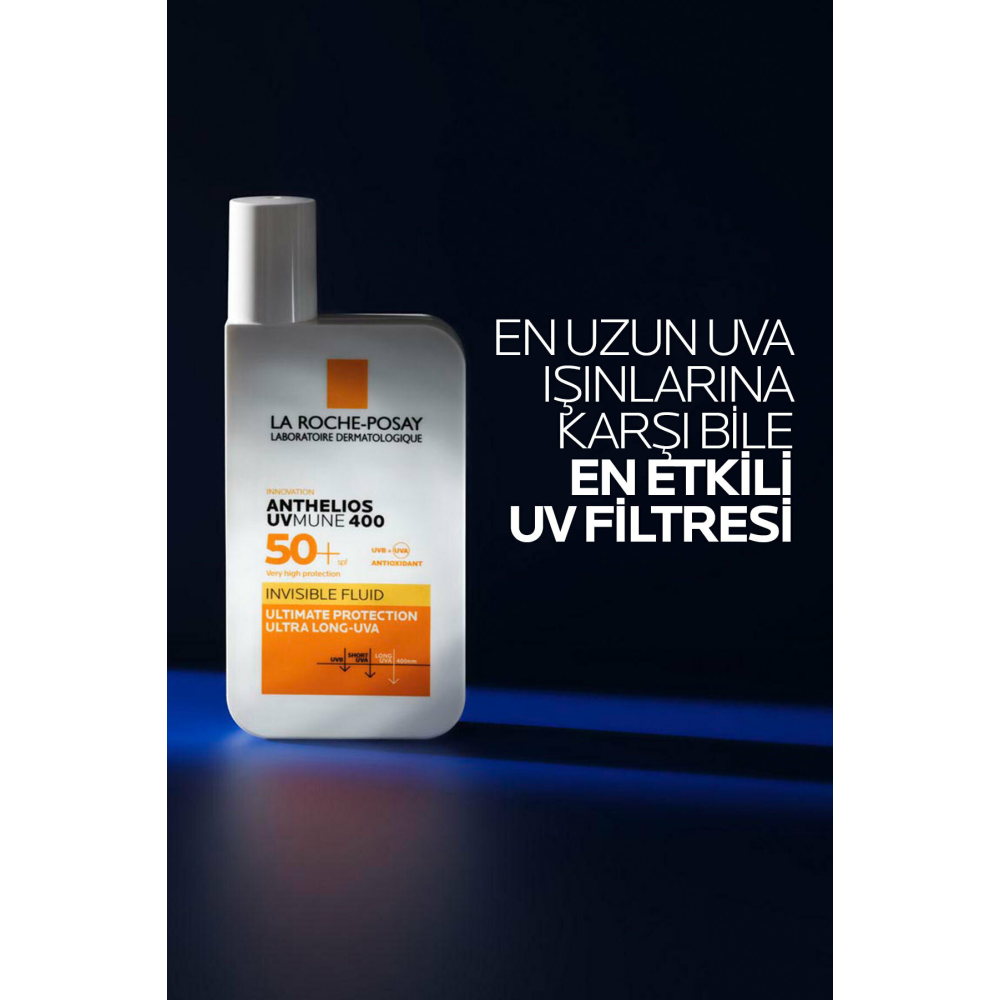 Anthelios Uvmune Invisible Fluid Spf50 Karma Ve Yağlı Cilt Yüz Güneş Koruyucu 50ml
