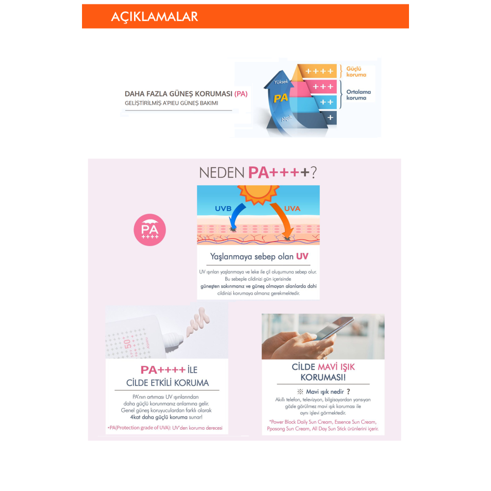 Ton Eşitleyici Aydınlatıcı Güneş Kremi 50ml Apıeu Power Block Tone Up Base Pink Spf50