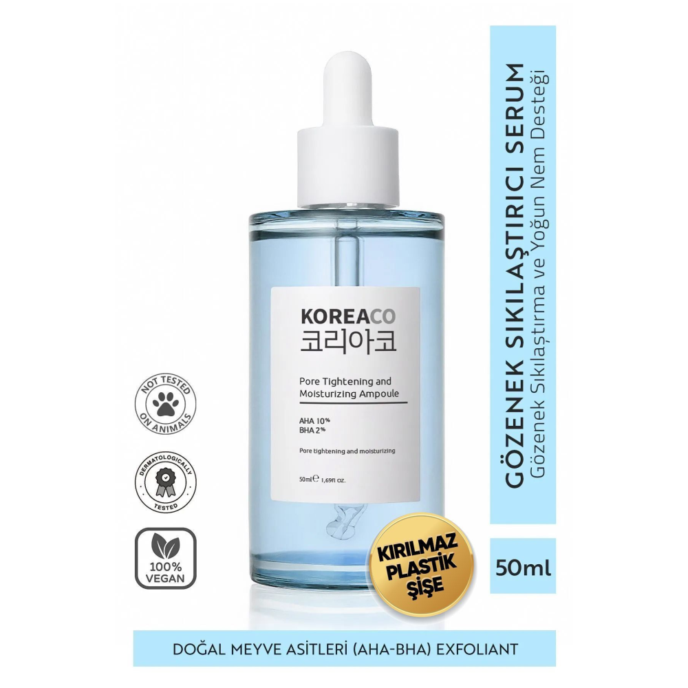 Canlandırıcı, Nemlendirici ve Gözenek Sıkılaştırıcı Serum 50ml... Pure Tightening And