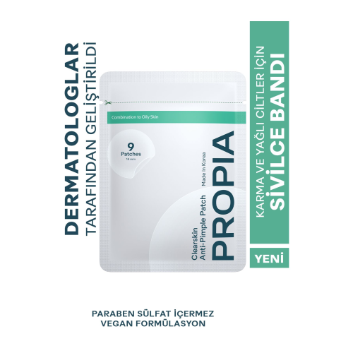 Clearskin Anti-pimple/Acne Patch | Salisilik Asit Etkili Şeffaf Sivilce/Akne Bandı 9 Parça