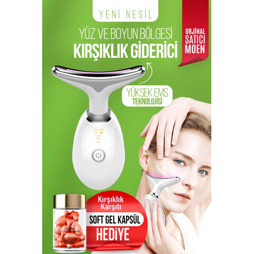 Yüz Ve Boyun Kırşıklık Giderici Ems Güzellik Cihazı ( Gıdık,Sarkma,Kırışıklık)