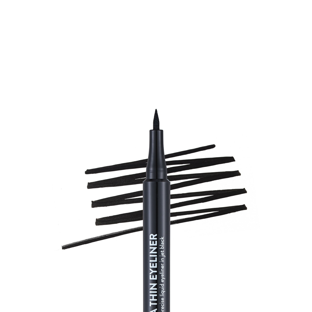 Ultra Ince Uçlu Eyeliner (SİYAH) - Ultra Thin Eyeliner - 001 Black - 8690604478491