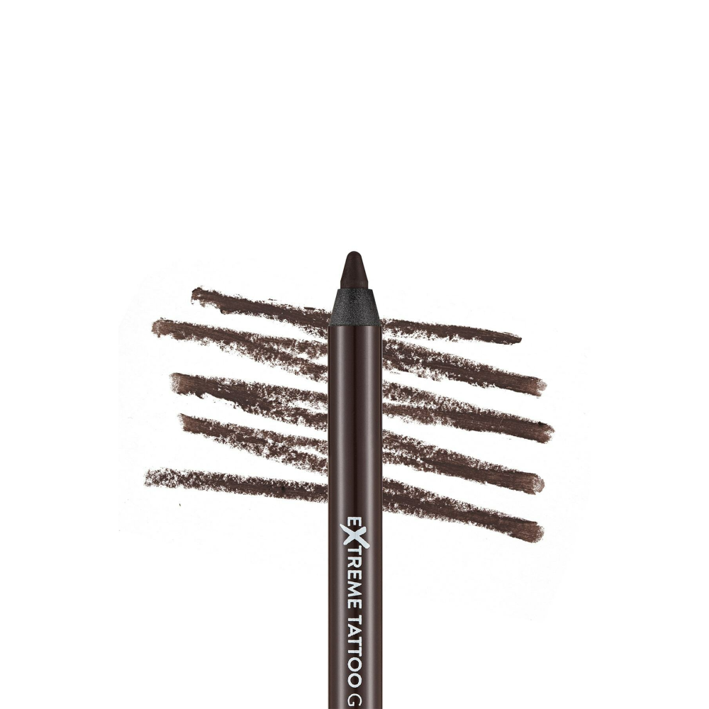 Suya Dayanıklı Jel Göz Kalemi (KOYU KAHVE) - Extreme Tattoo Gel Pencil - 002 Walnut - 8682536028844