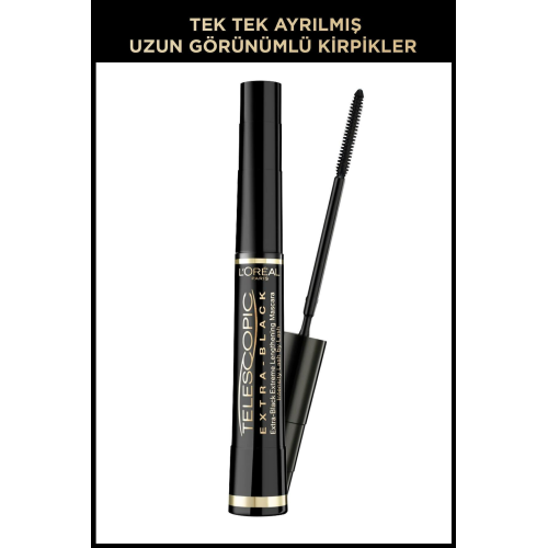 Telescopic Carbon Extra Black Maskara - Siyah