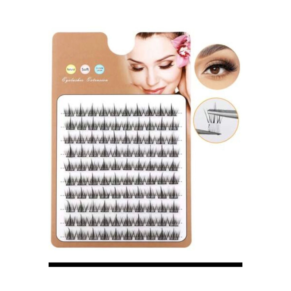 Nesura Takma Kirpik Tekli Demet Takma Kirpik Gerçek Kıl 11 Mm - 10 Lu Sıra