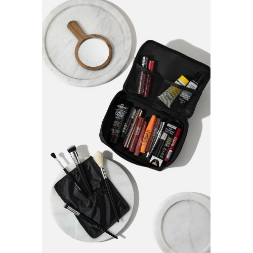 4 Bölmeli Makyaj Çantası Kozmetik Makyaj Bavul Seti | Bakım Seyahat Makyaj Kozmetik Organizer Çanta