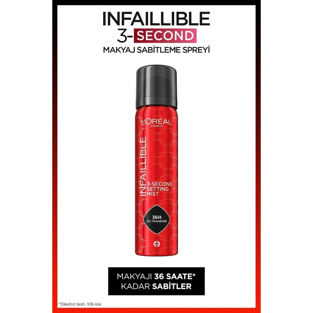 Infaillible 3-Second Makyaj Sabitleme Spreyi – Setting Spray