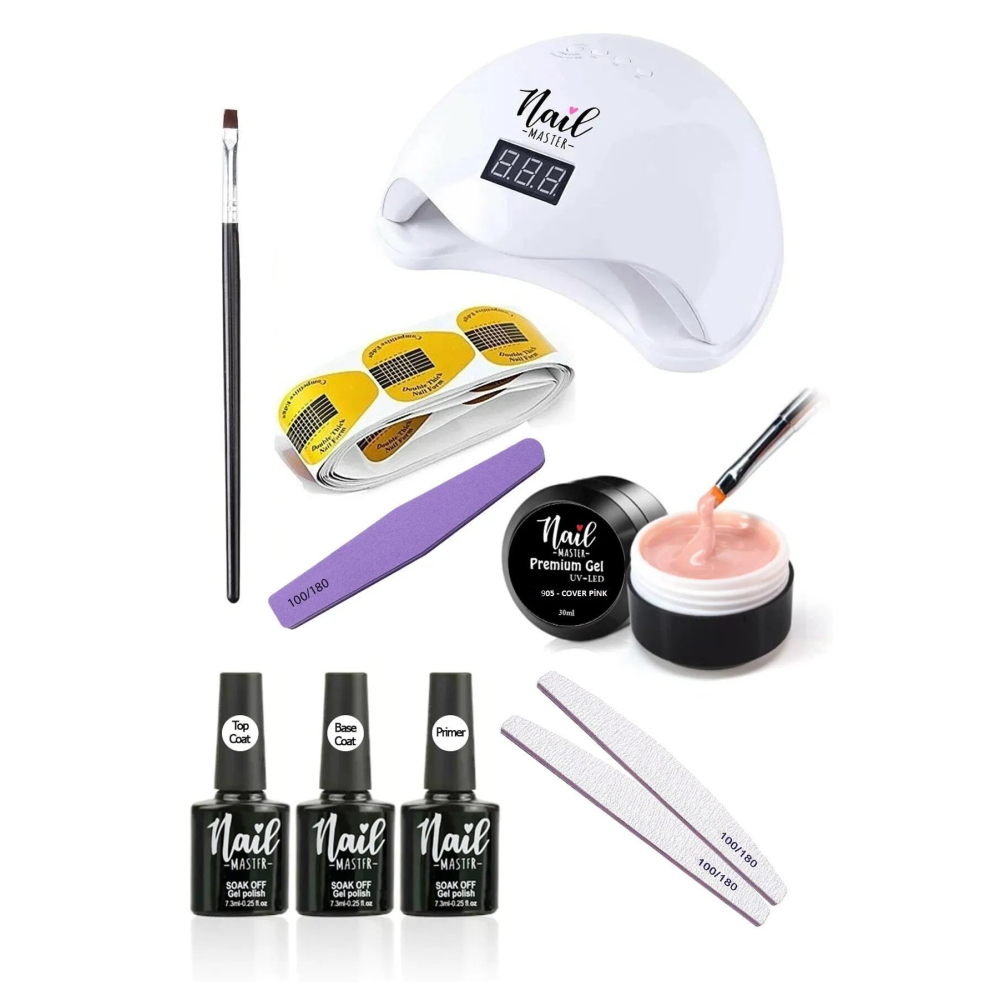 Protez Tırnak Uv Jel Seti Cihazlı