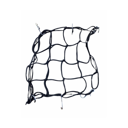 Motorsiklet Kask Filesi Kancalı Siyah