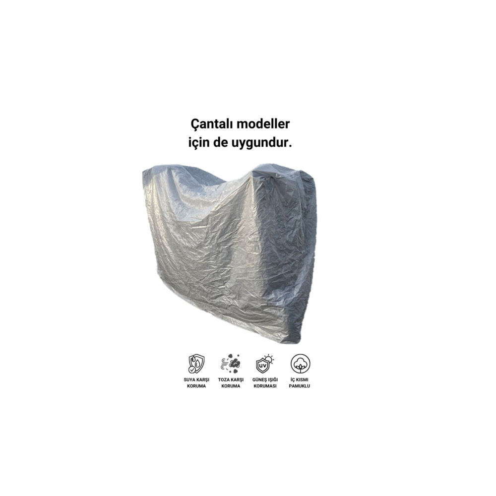 Motorsiklet Branda Miflonlu Su Geçirmez 4 Mevsim (125CC 150CC UYUMLU)